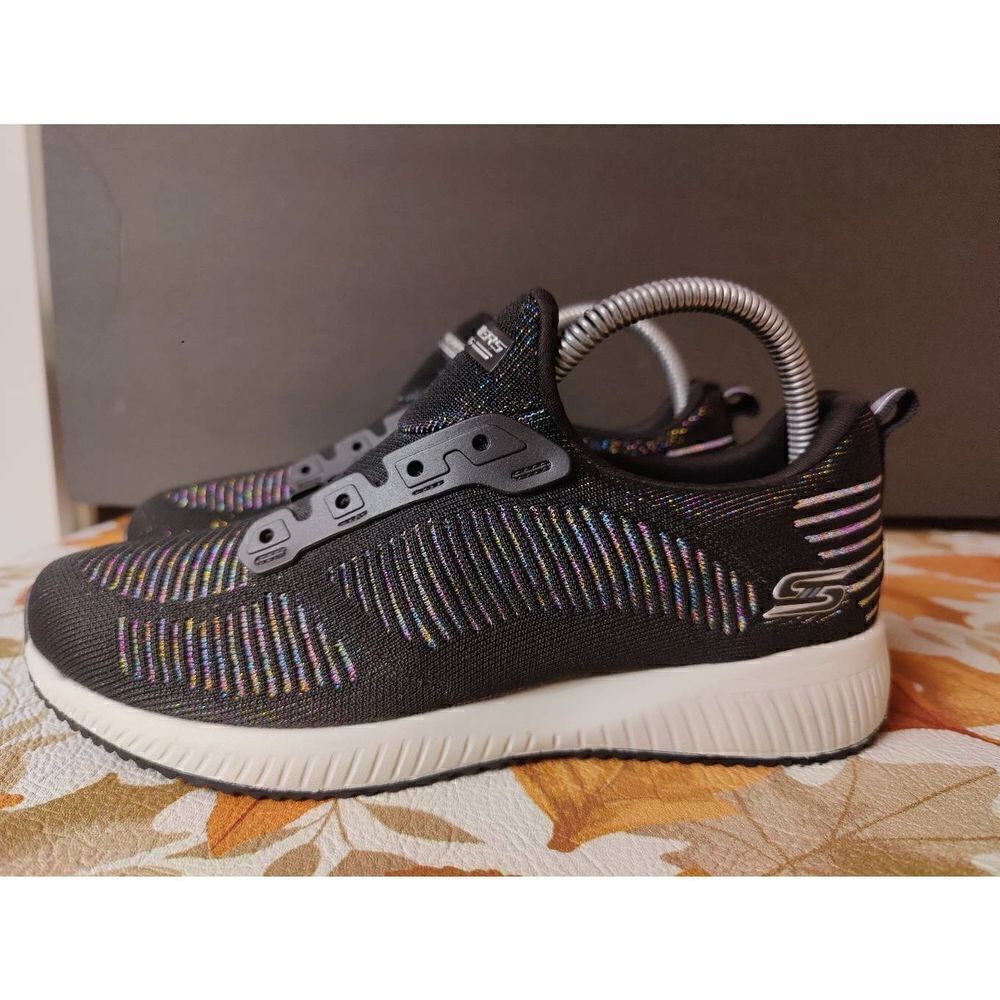 Skechers Bob Squad Women's Running Shoes Size 8 Trainers Black